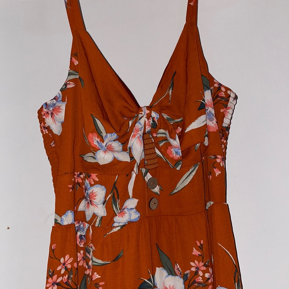 Woman’s maxi dress. Floral